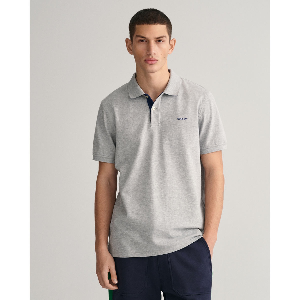 Gant grey 2024 polo shirt