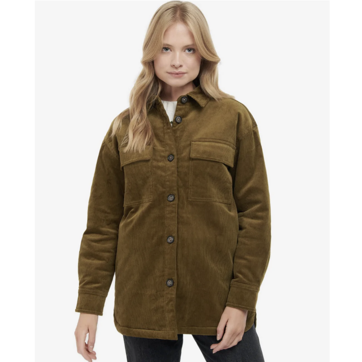 Barbour on sale cord overshirt