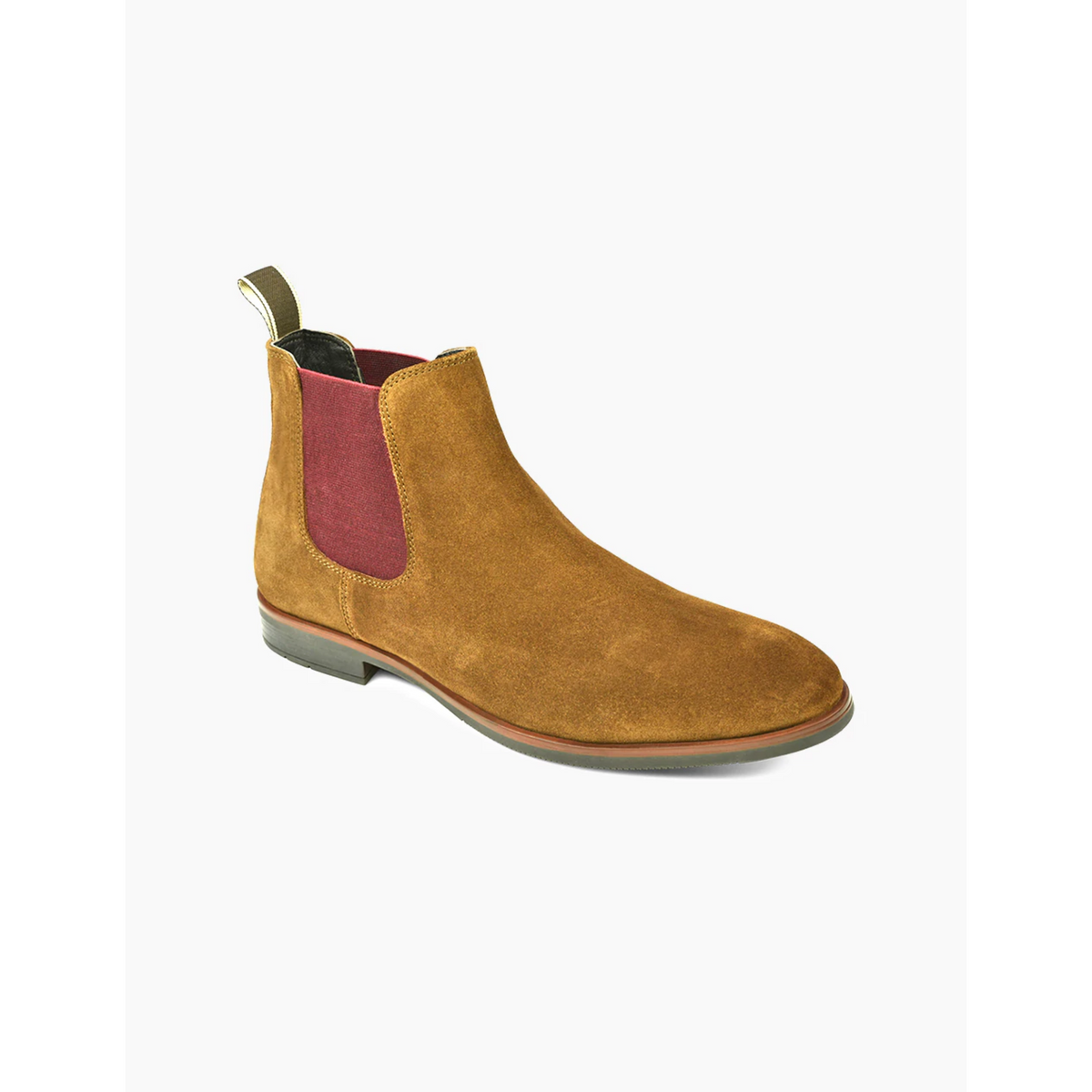 Mens tan suede hot sale chelsea boots uk