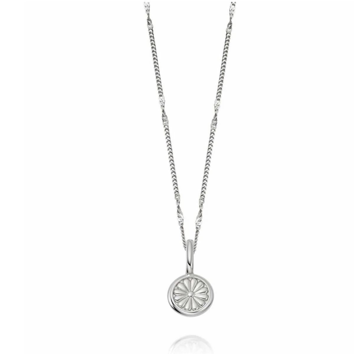 Daisy London Daisy Bloom Mini Pendant Necklace Sterling Silver DN01_SL ...