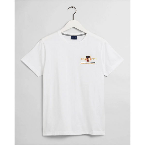 GANT Archive Shield Embroidery T-Shirt White– Jepsons